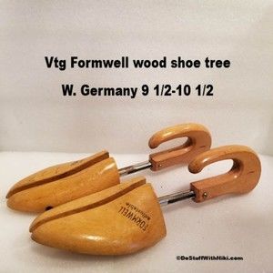 Vintage Formwell wood Adj shoe trees West Germany